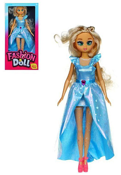 ИГРОЛЕНД 267-911 Кукла Fashion doll, 29см, PVC, полиэстер, 20х31х5см, 8 диз.