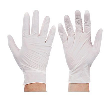 VETTA Набор перчаток 10 шт, латекс, р-р M 447-029