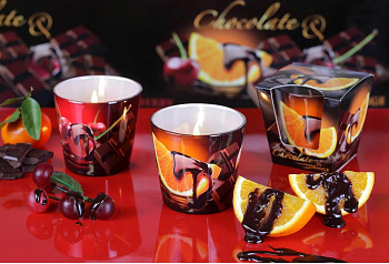 BARTEK ароматизированная в стакане - Фрукты в шоколаде (CHOKOLATE) (90*75)