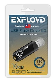 EXPLOYD EX-16GB-660-Black USB 3.0